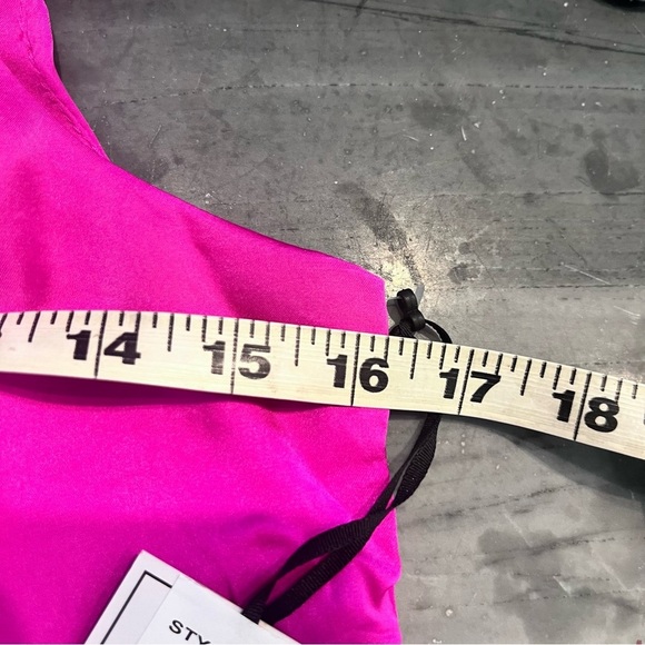 NWT 1. State Hot Pink Satin Tank Cami XS - Picture 4 of 6